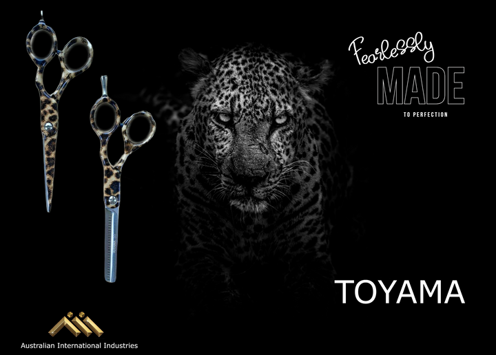 Toyama Leopard Scissors (5.5")