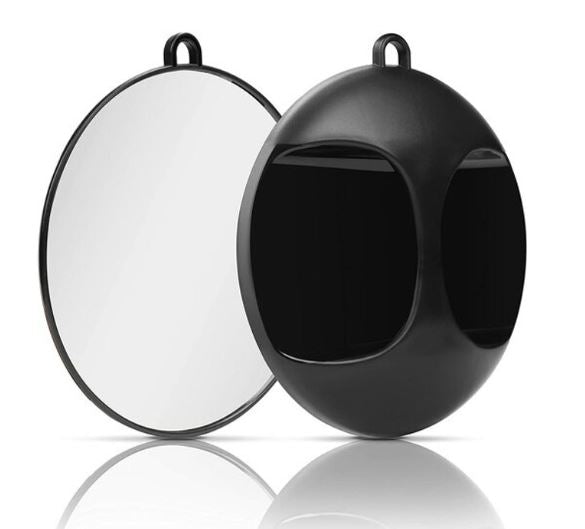 Salon Hand Mirror Black- Hairdressing Mirror- Clearance Stock