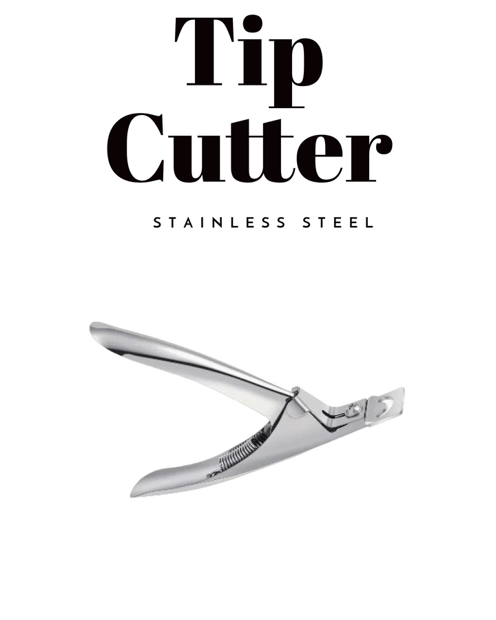 Acrylic Nail Tip Cutter Steel- Fake Nail Cutter- Acrylic Nail Cutter - Silver -Tip Cutter One Cut