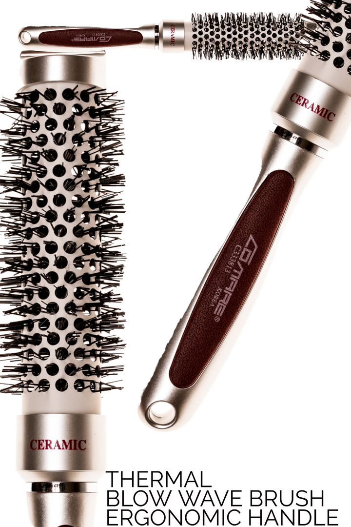 Comare-  Ceramic Thermal Hair Brush  - Heat Resistant Blow Drynig Brush