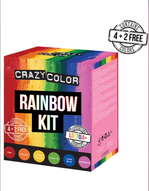 Crazy Colour Rainbow Kits - RAINBOW HAIR COLOUR