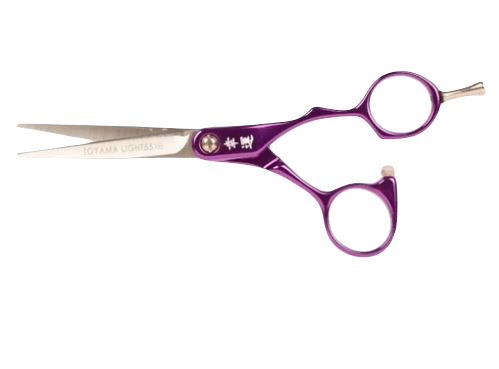 Toyama Light XB Set Purple (Scissor/Thinner) 5.5"- Japanese Steel Scissor Set- Great Affordable Hair Dressing Scissors