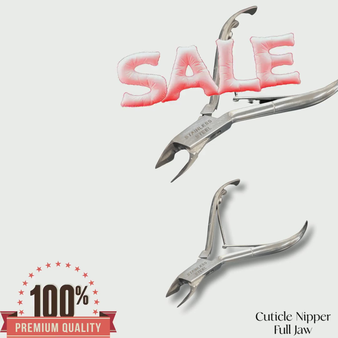 Cuticle Nipper Full Jaw (9mm) Double Spring - Sale on NOW