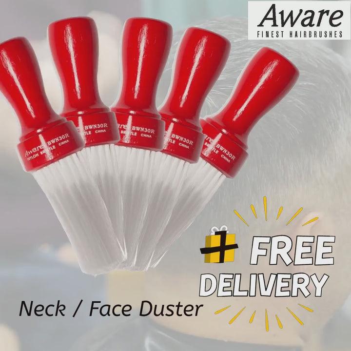 Aware Round/Long Nylon Neck Brush - Barber / Salon Neck Brush