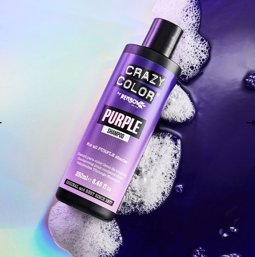 Crazy Color - Coloured Shampoo- Blue/ Red/ Purple/ Pink