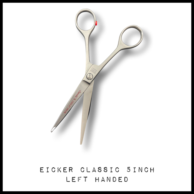 Eicker Solingen Inox left-handed- Hair Cutting Scissors- Fine German stainless steel Inox