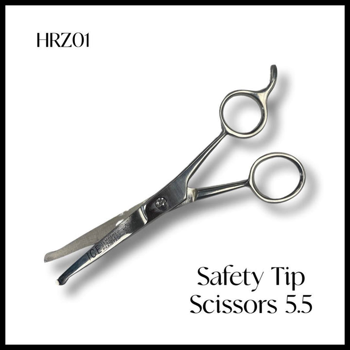 Ice Tempered 5.5 " Safety Tip Scissors- great for precise use for around sensitive areas