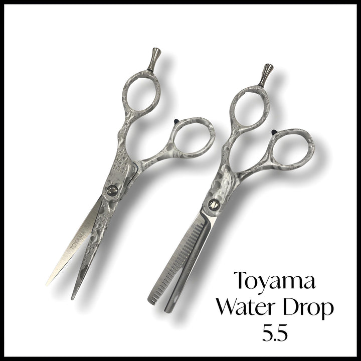 Toyama Thinning Scissors Water Drop Design  (5.5")