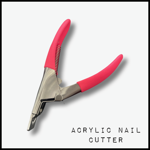 Acrylic Nail Tip Cutter Pink- Fake Nail Cutter- Acrylic Nail Cutter